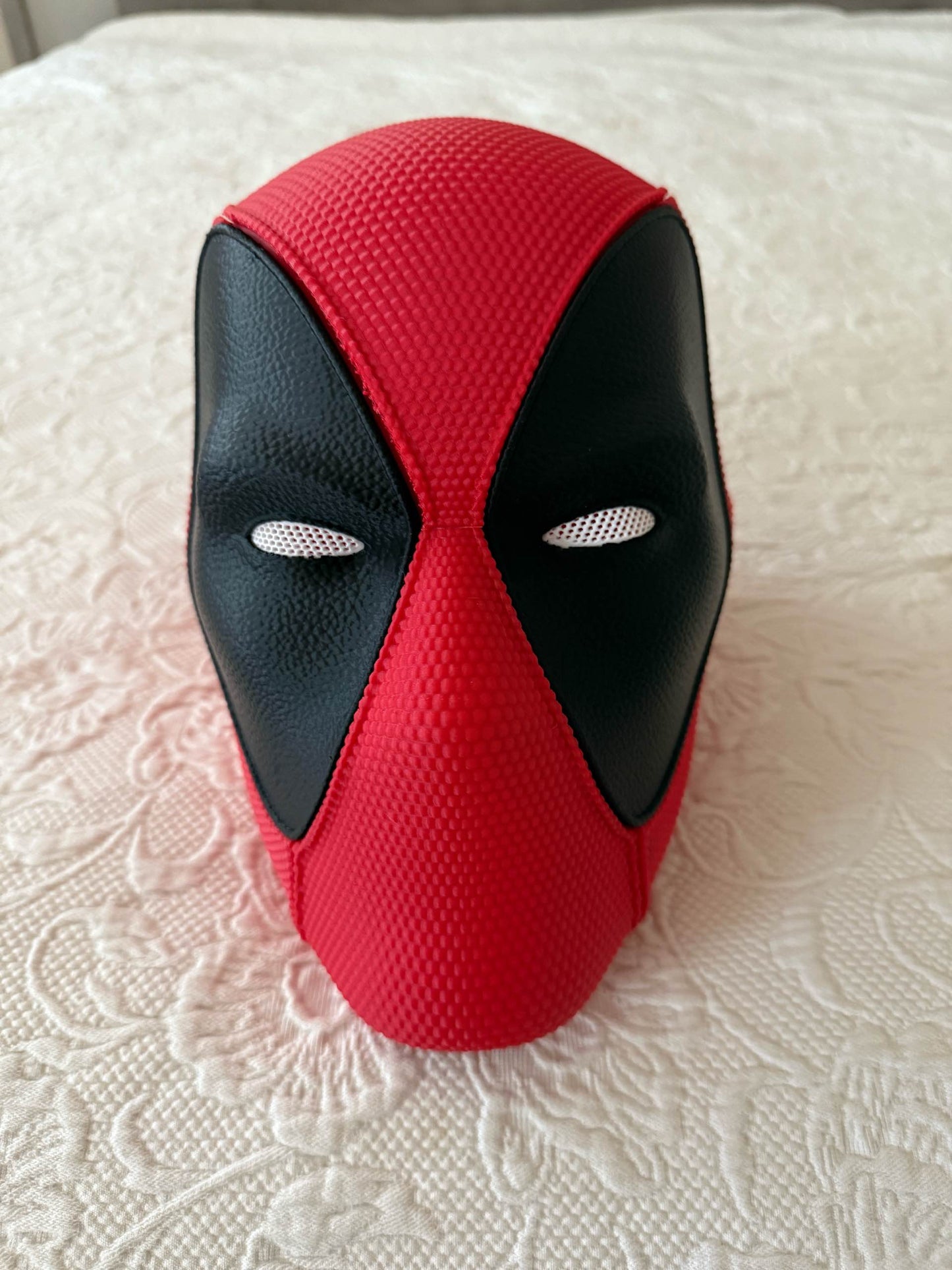 3D Printed Deadpool 3 textured helmet