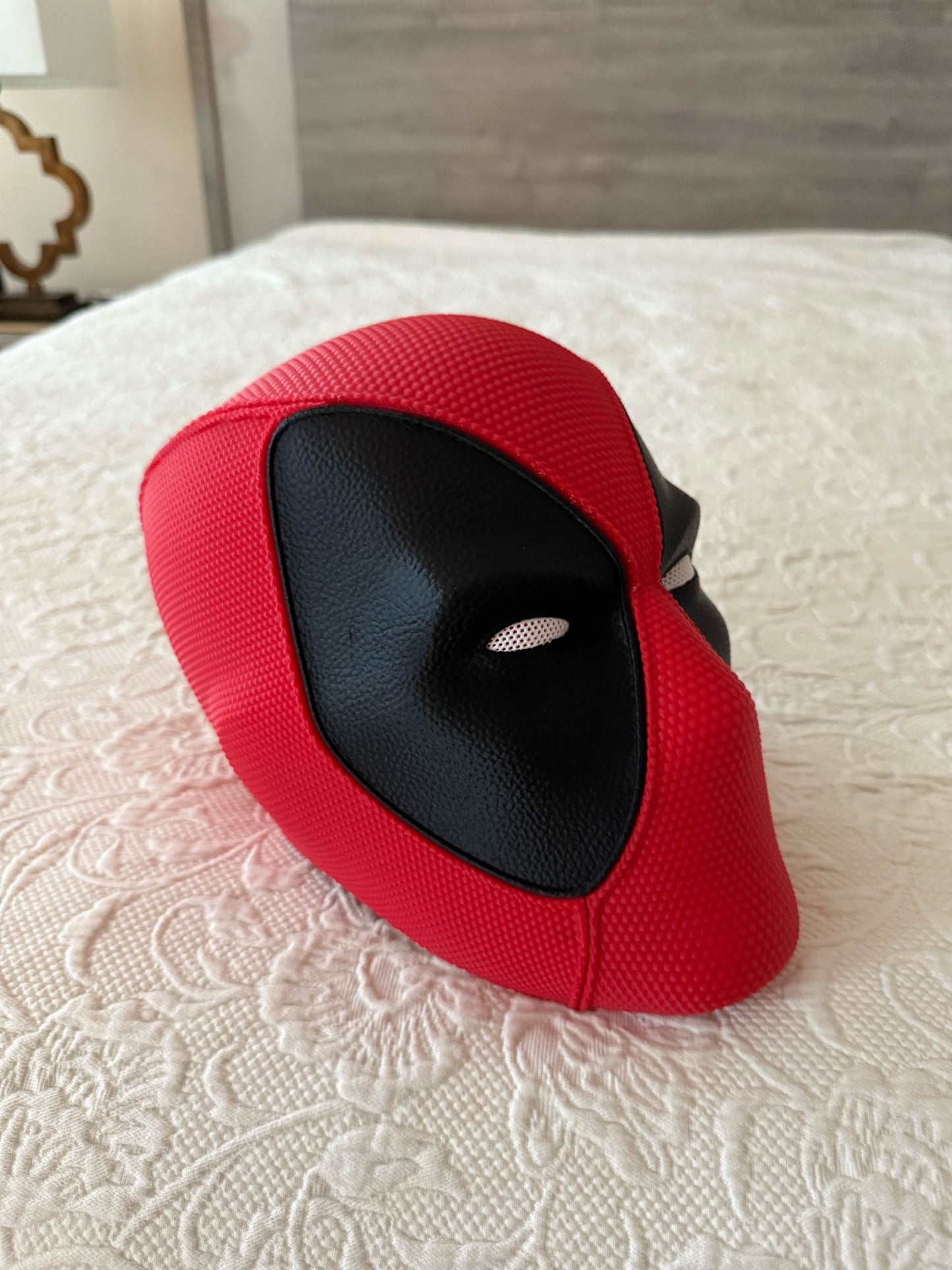 3D Printed Deadpool 3 textured helmet